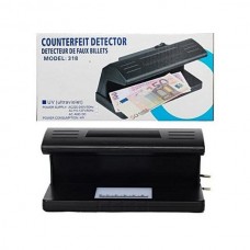 318 Banknote Counterfeit Money Detector UV Ultraviolet Blacklight Money Tester with on/off Switch EU Plug